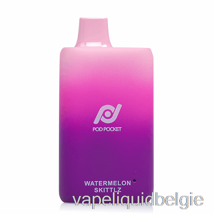 Vape Smaken Pod Pocket 7500 0% Nul Nicotine Wegwerp Watermeloen Skittlz